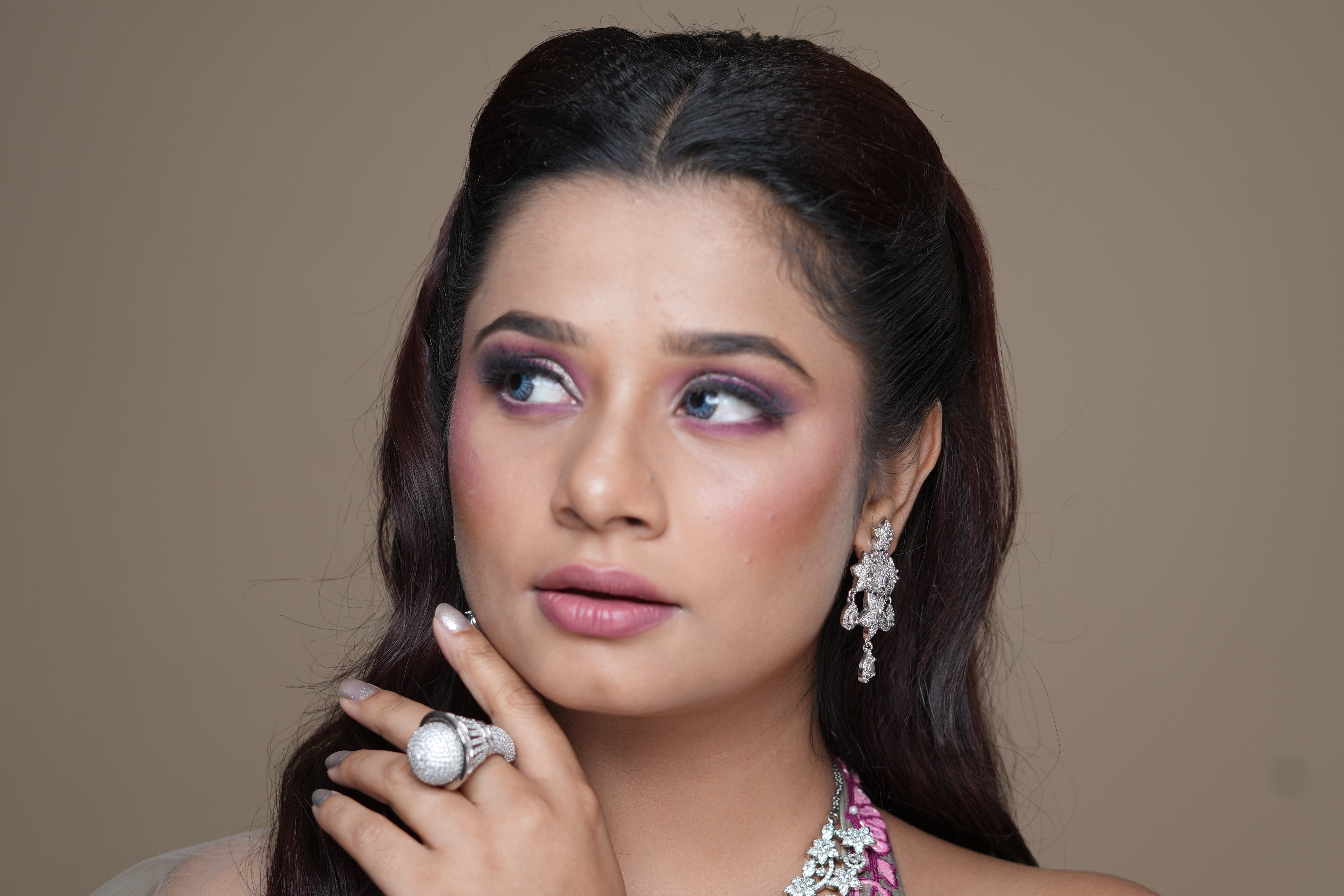 Exquisite American Diamond Bride Ring - QUEENS JEWELS