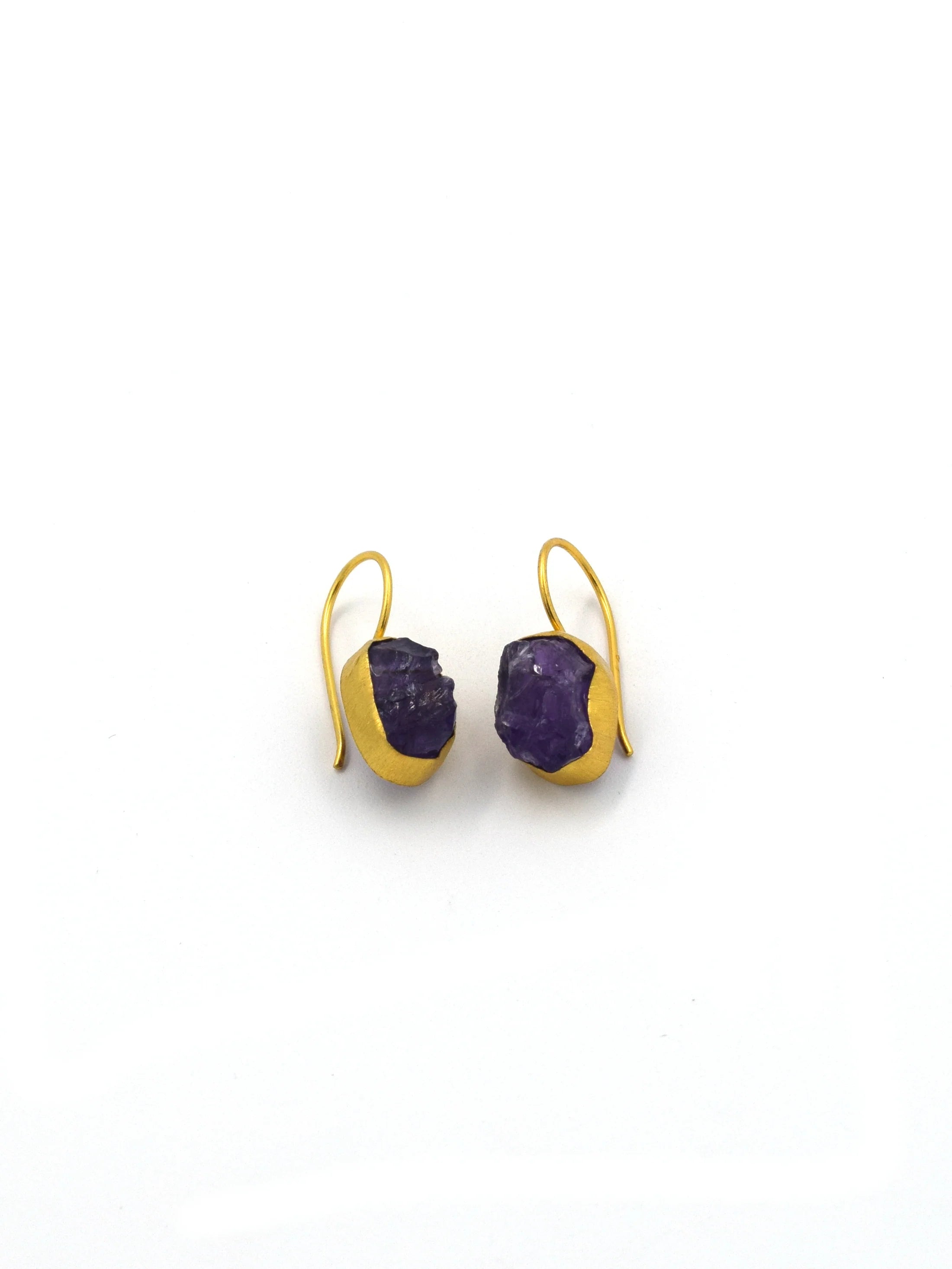 Single Stone Drop Earrings - QUEENS JEWELS