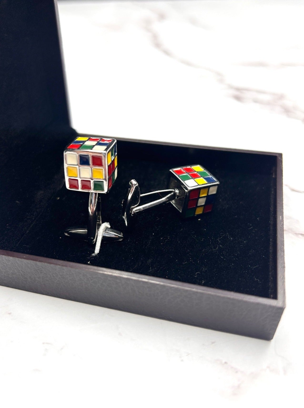 Premium Problem Solving Rubic's cube Cufflinks - QUEENS JEWELS