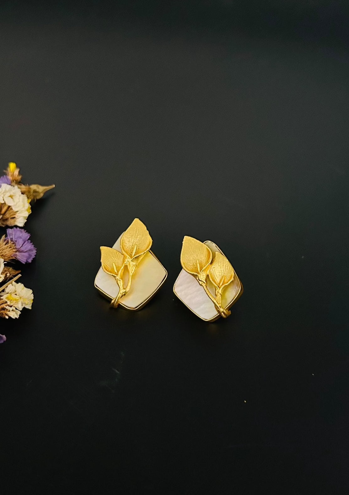 Gold earrings designs for 2025 mothers