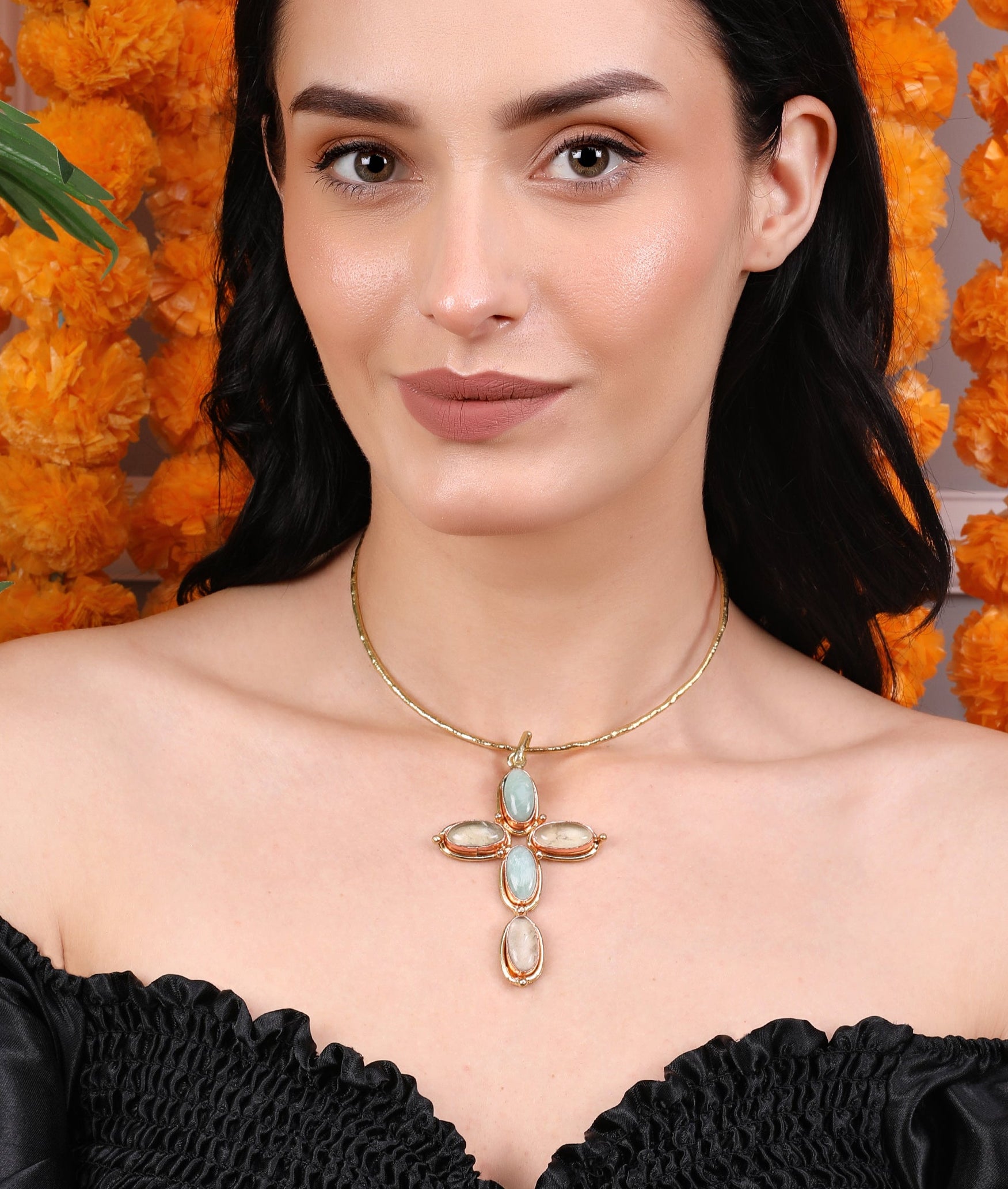 Helen Cross Pendant - QUEENS JEWELS