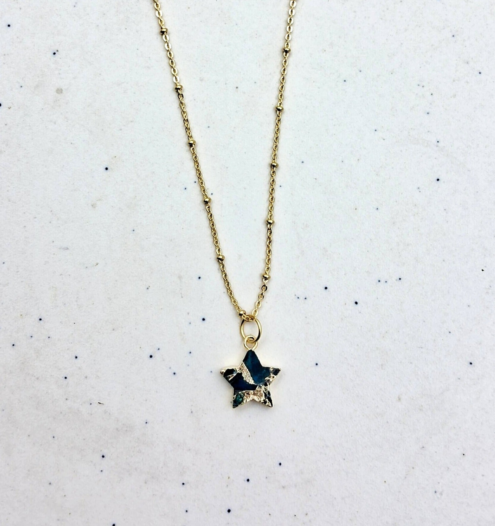 Shine like a Star Semi Precious Pendant - QUEENS JEWELS