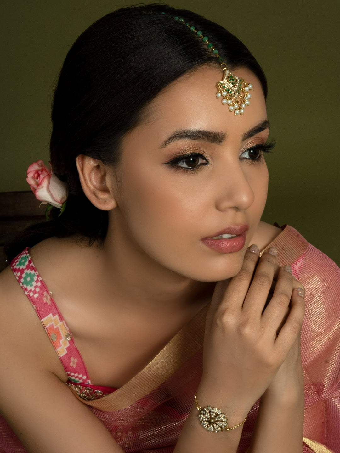 Ilham Jadau Maangtikka - QUEENS JEWELS