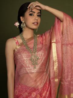 Exquisite Multicolour Jadau Rani Haar ( Necklace & Earrings) - QUEENS JEWELS