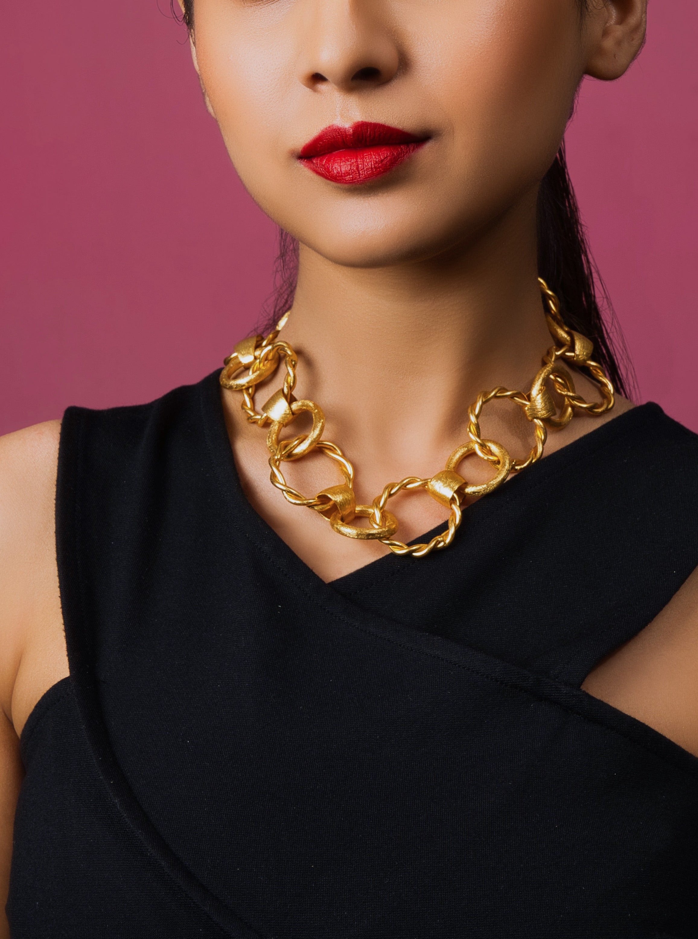 Gold Plated Chunky Chain - QUEENS JEWELS