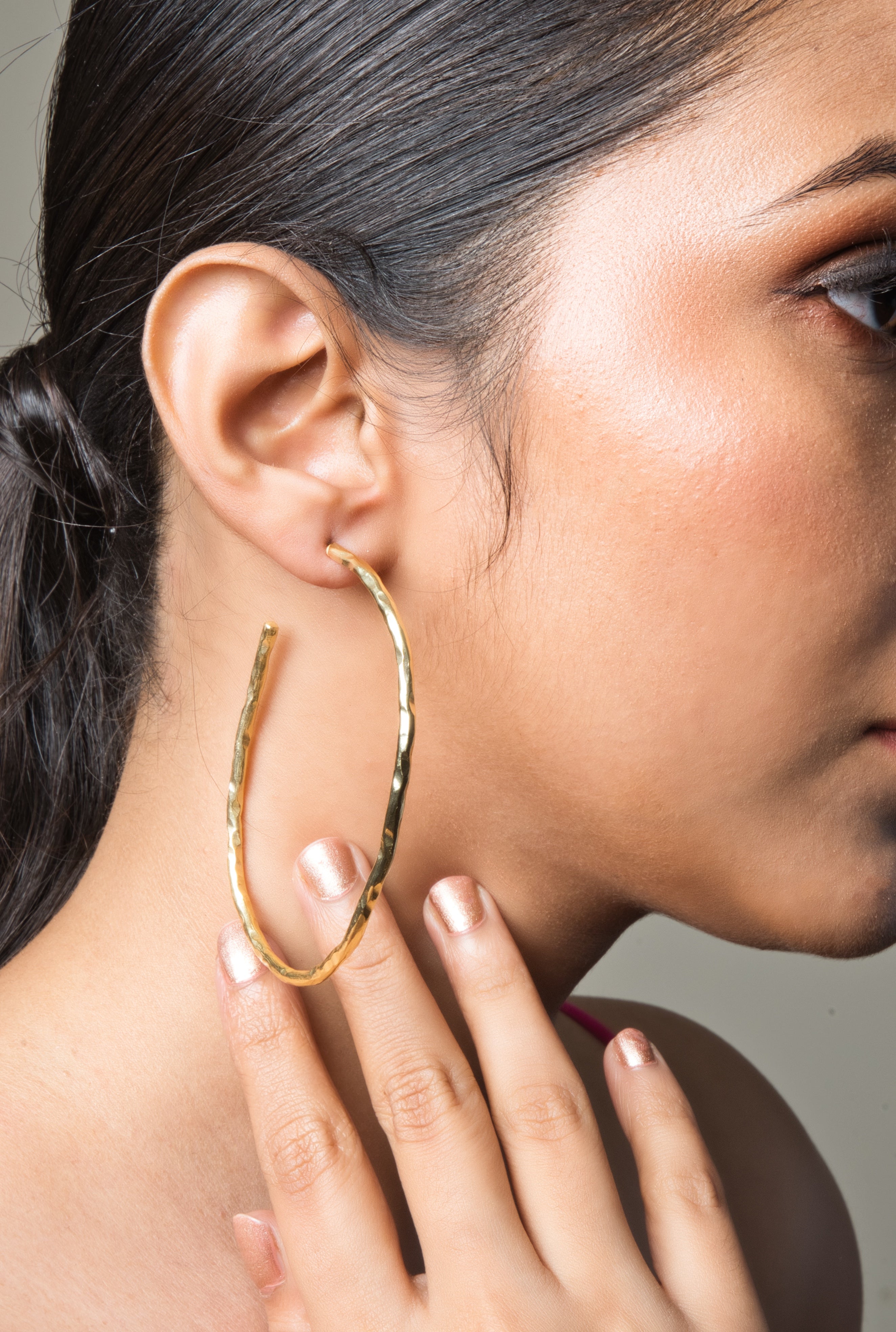 Halo hoop earrings hotsell