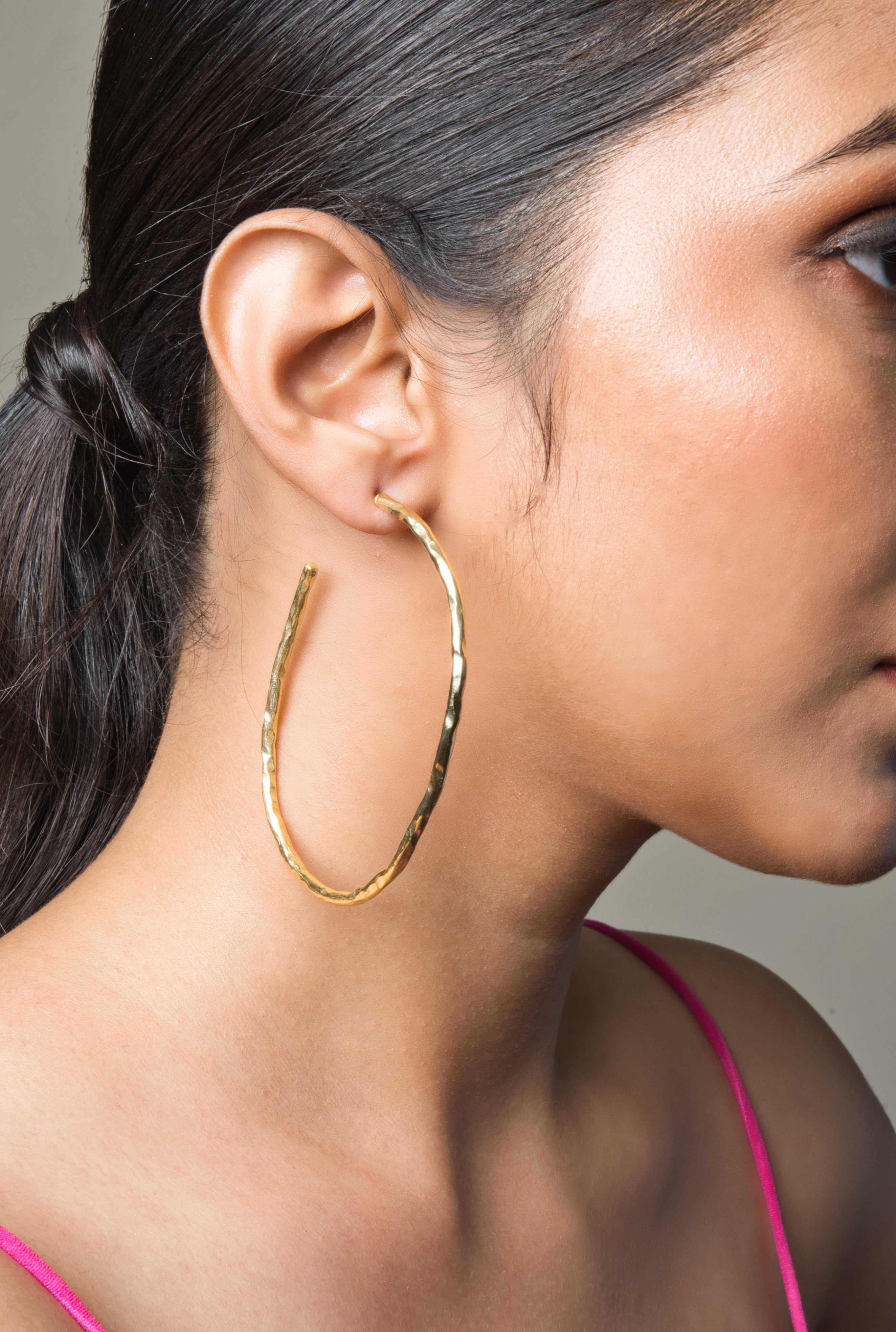 Golden Halo Hoop Earring - QUEENS JEWELS