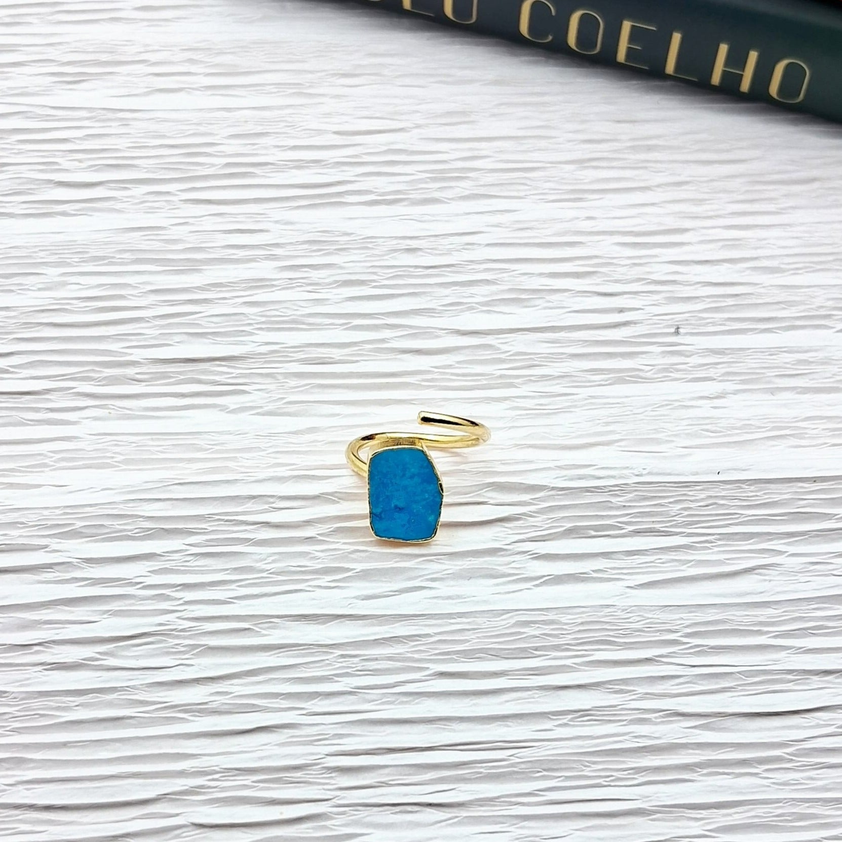Mohave Shyla Semi Precious Adjustable Ring - QUEENS JEWELS