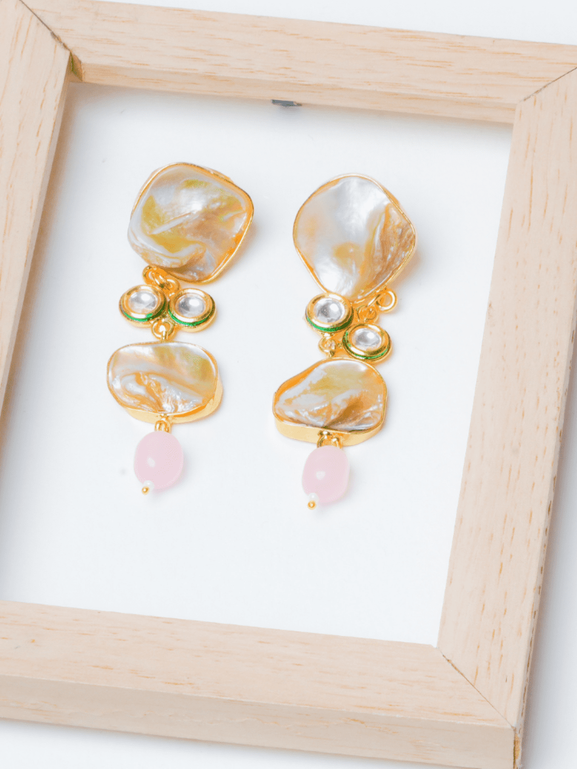 Pink Multilayered String Necklace Set - QUEENS JEWELS