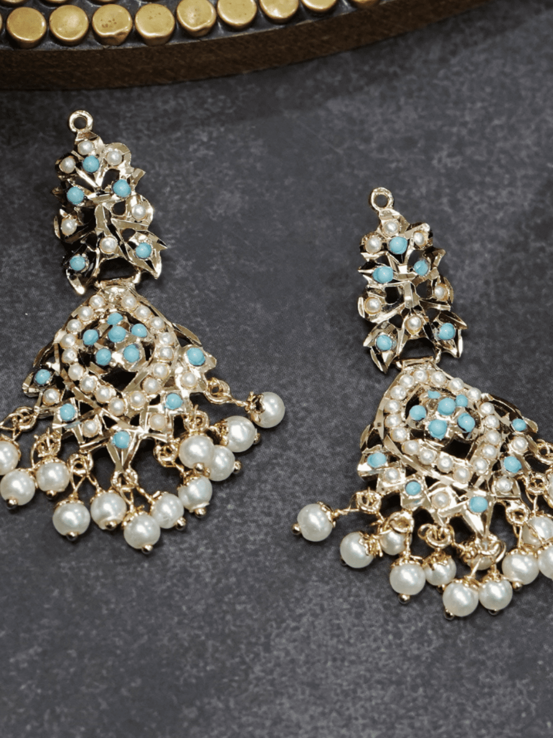 Anya Jadau Earrings - QUEENS JEWELS