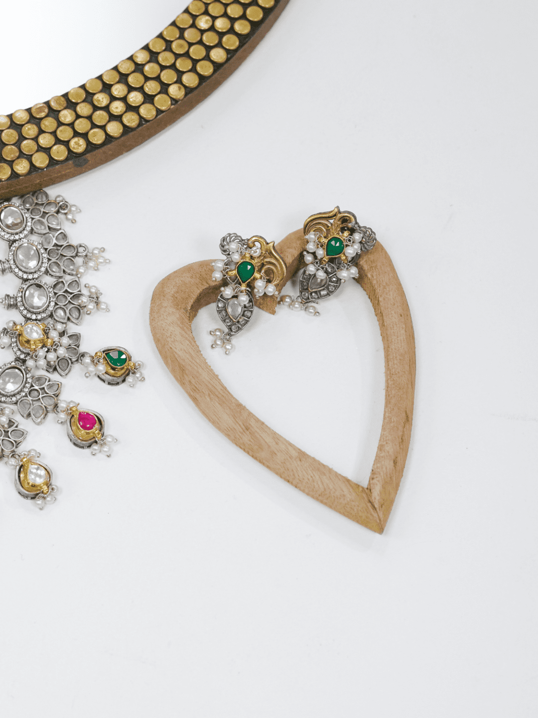 Damini Tribal Necklace Set - QUEENS JEWELS