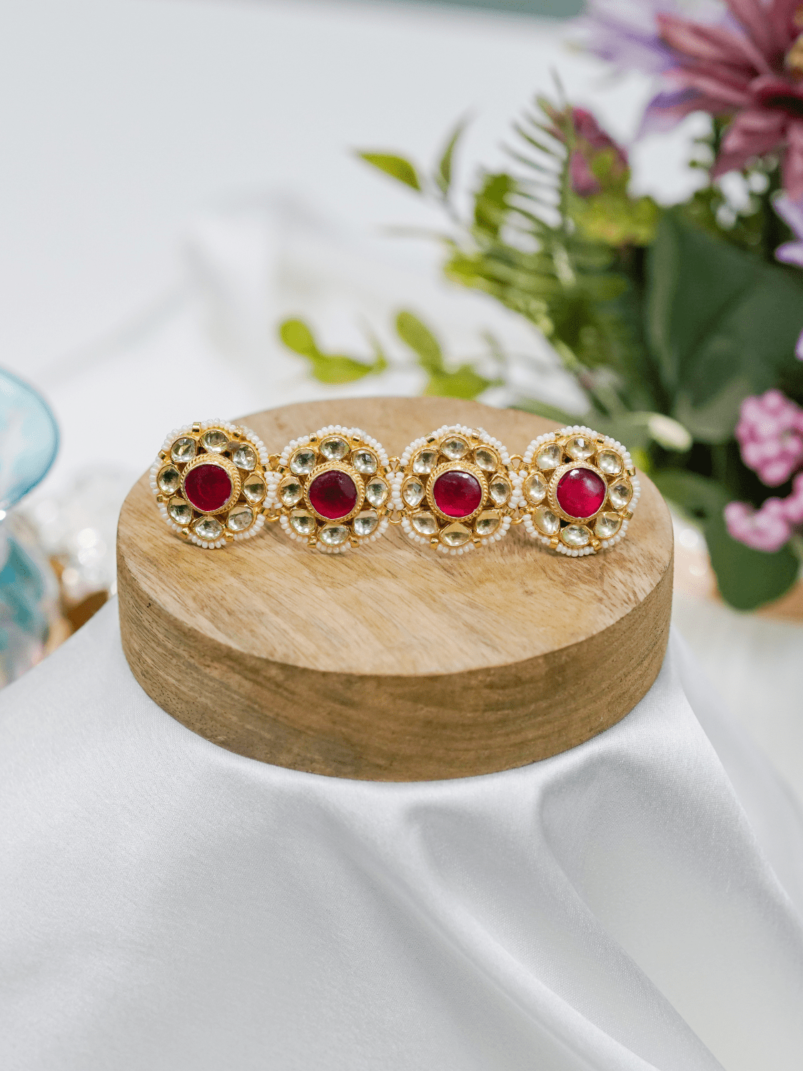 Statement Kundan Ring - QUEENS JEWELS