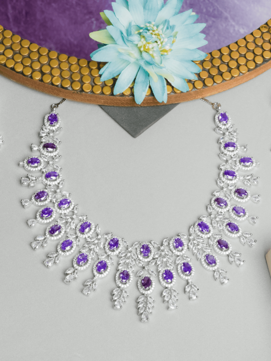 Diamante choker 2025 and earrings