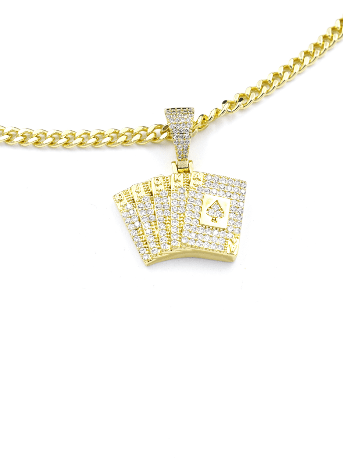 Royal Flush Pendant - QUEENS JEWELS
