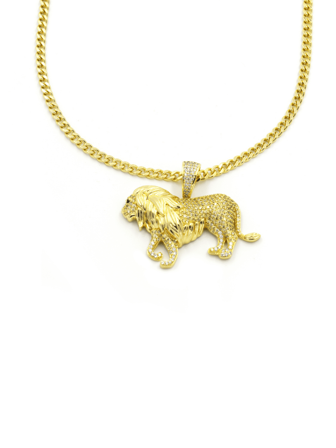 Fierce Lion Pendant - QUEENS JEWELS