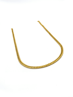 Cuban Gold Toned Chain - QUEENS JEWELS
