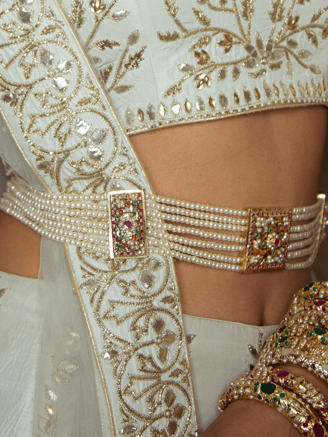 Bridal Jadau Kamarbandh (Waistbelt) - QUEENS JEWELS