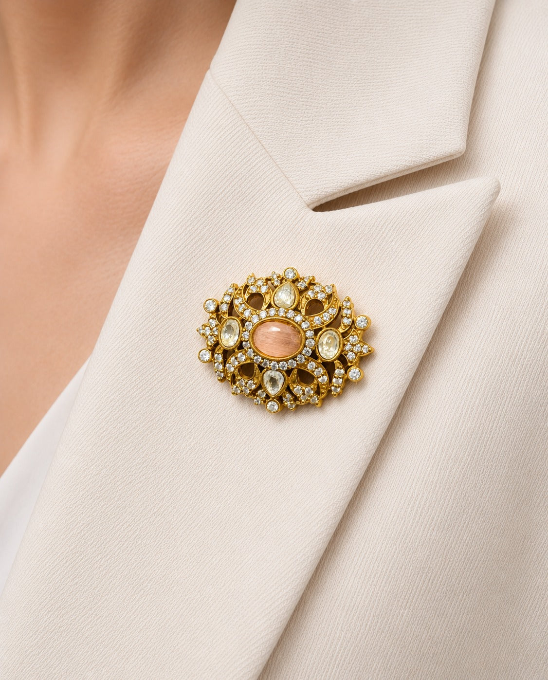 Royal Medallion Brooch