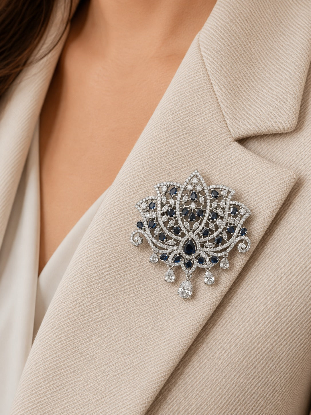Neel Kamal Brooch