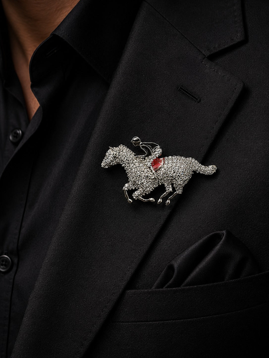 Imperial Horse Crest Brooch