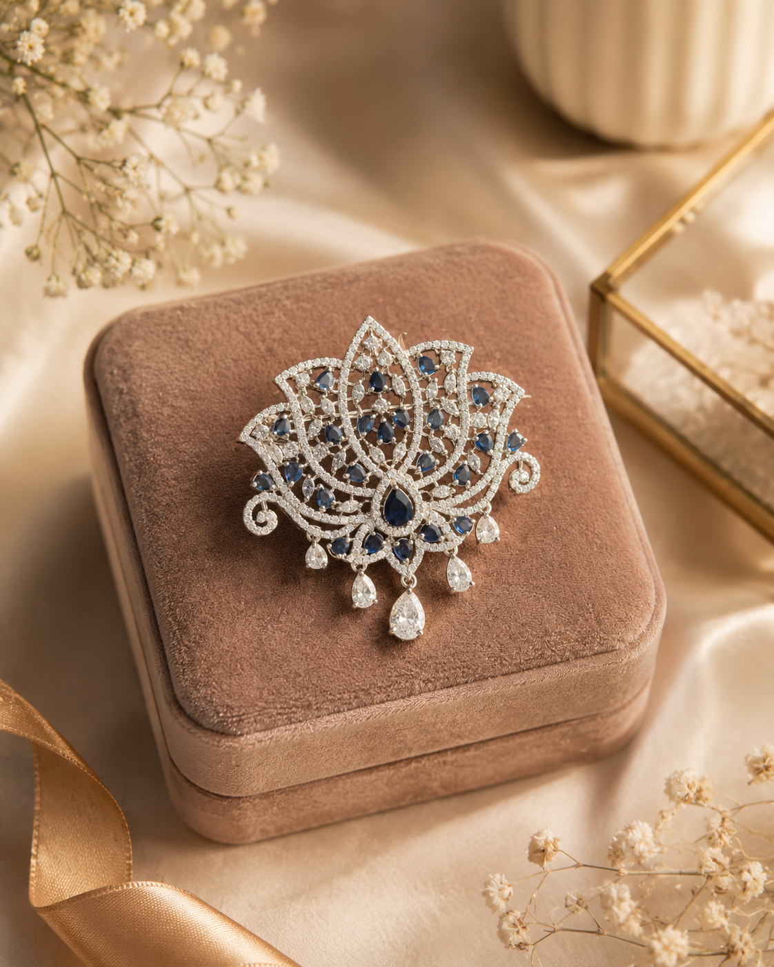 Neel Kamal Brooch