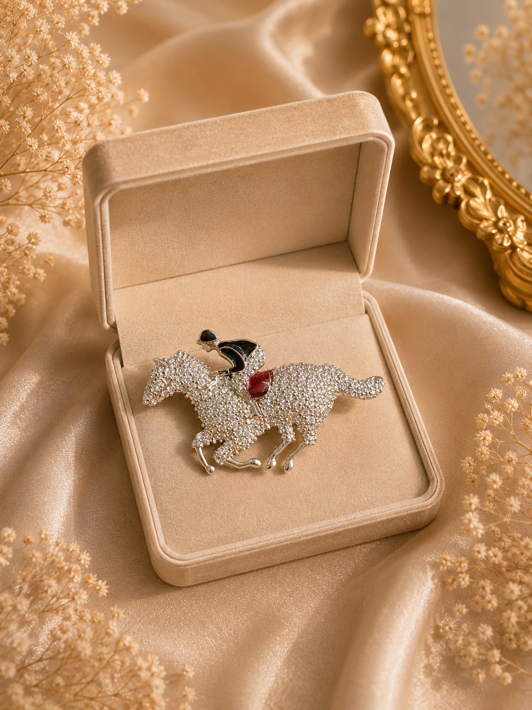 Imperial Horse Crest Brooch