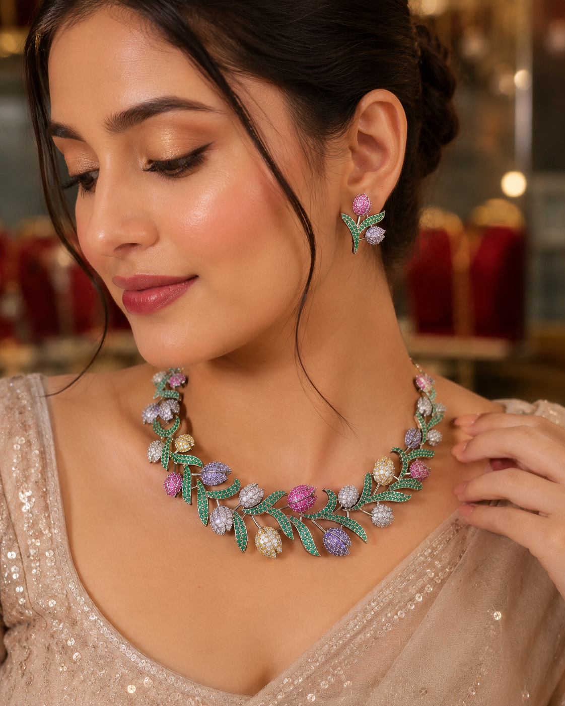 Bloom Royale Necklace Set