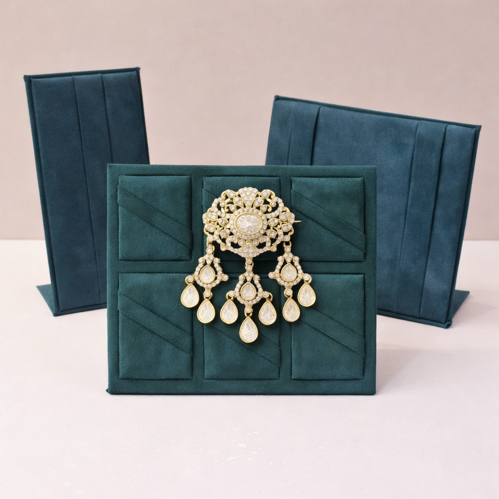 Nawab Noor Men's Brooch - Formal and Wedding - QUEENS JEWELS