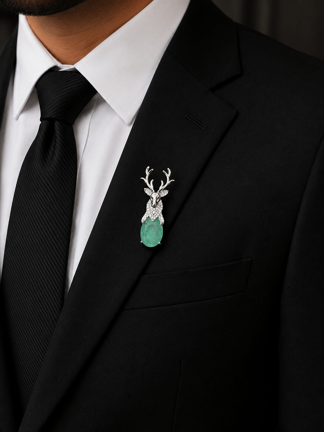 Crystal Brooch