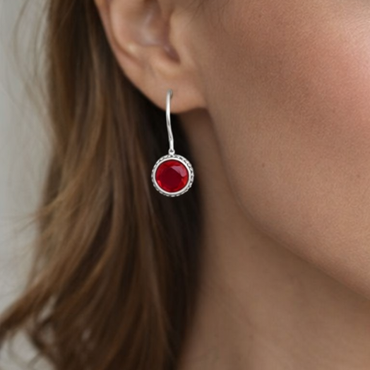 Red Pop Dangles - QUEENS JEWELS 