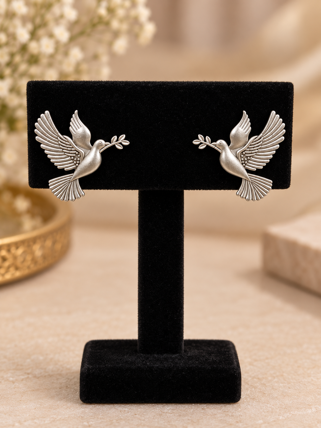 Flying Bird Ear Studs