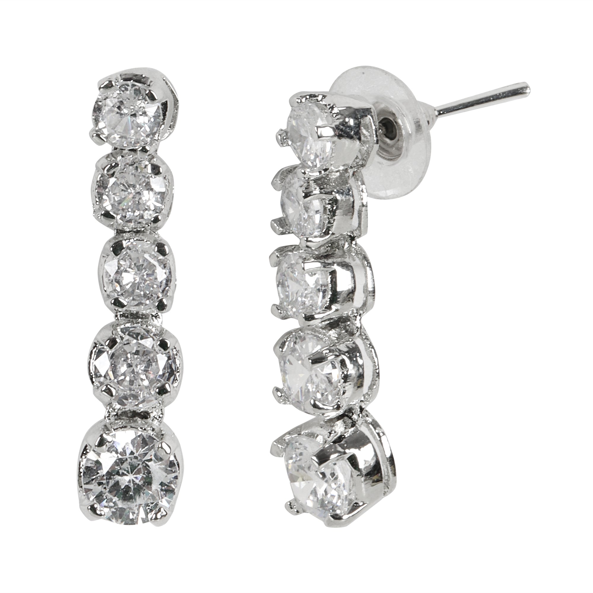 Single Layer Solitaire Necklace - QUEENS JEWELS