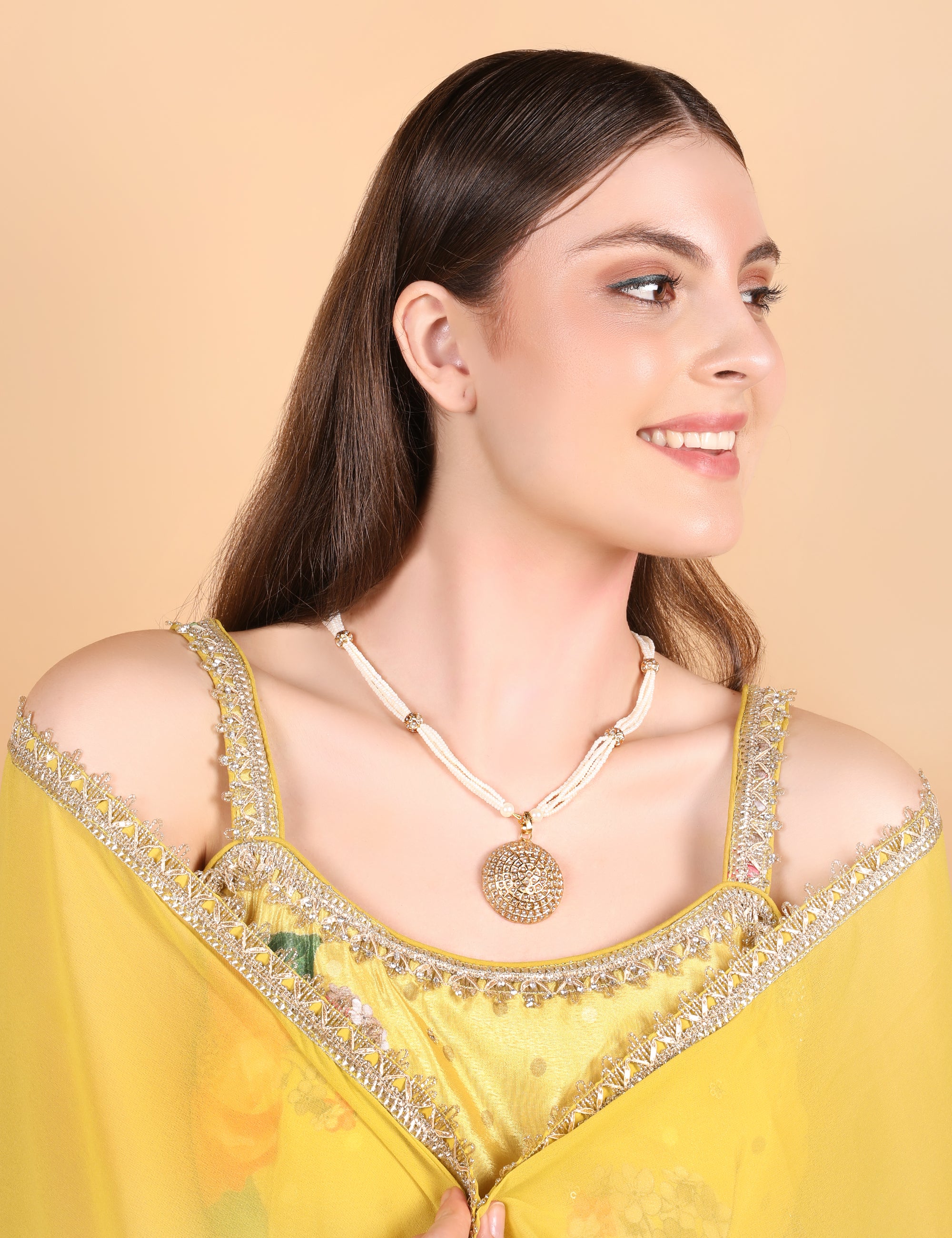 Radiance Sonamoti Pearl Pendant - QUEENS JEWELS