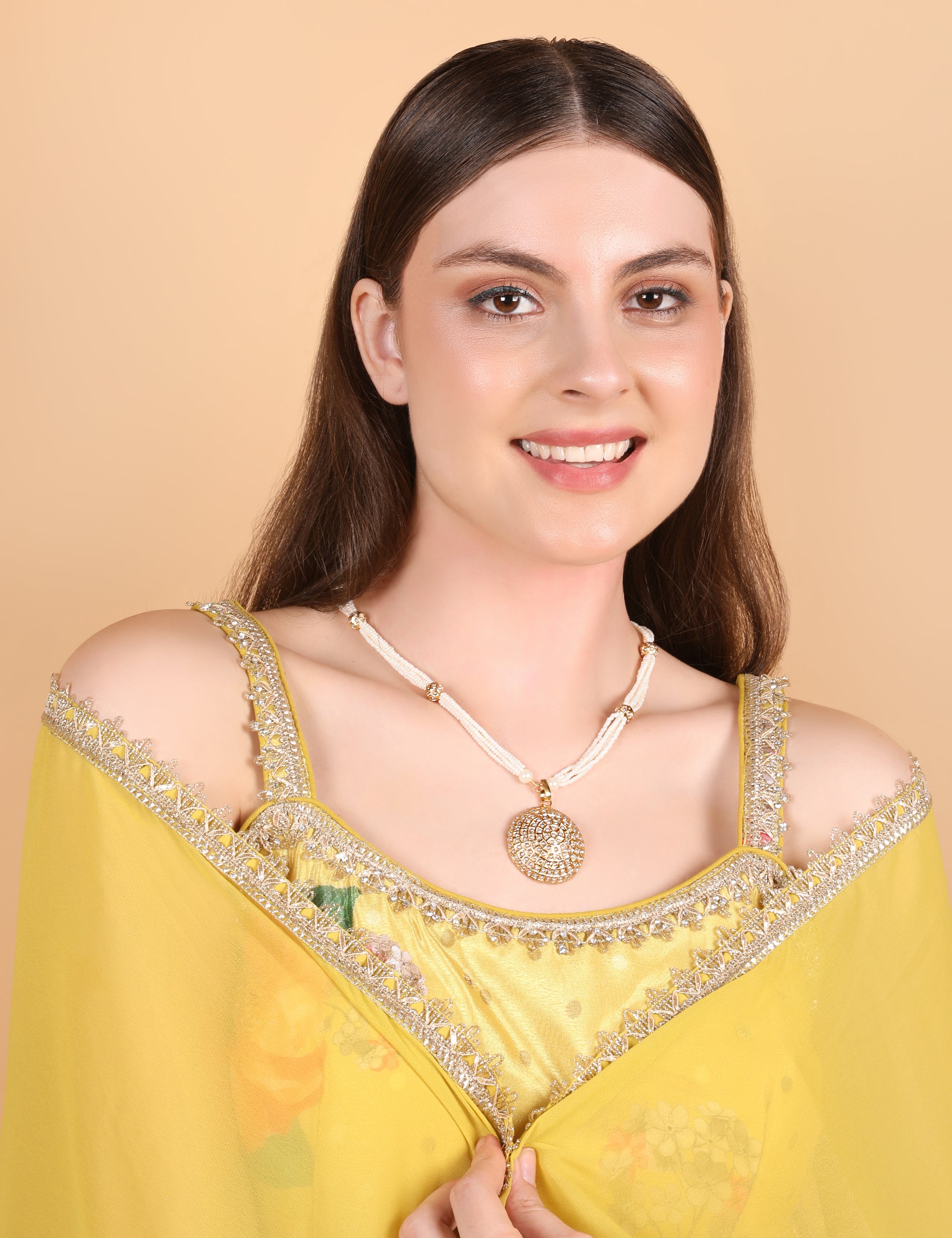 Radiance Sonamoti Pearl Pendant - QUEENS JEWELS