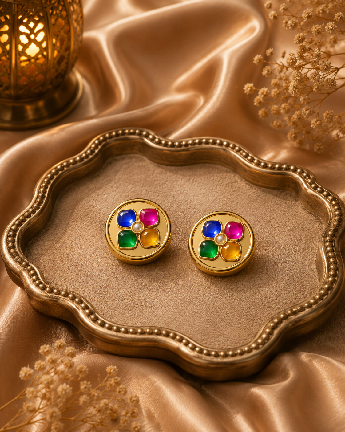 Clover button