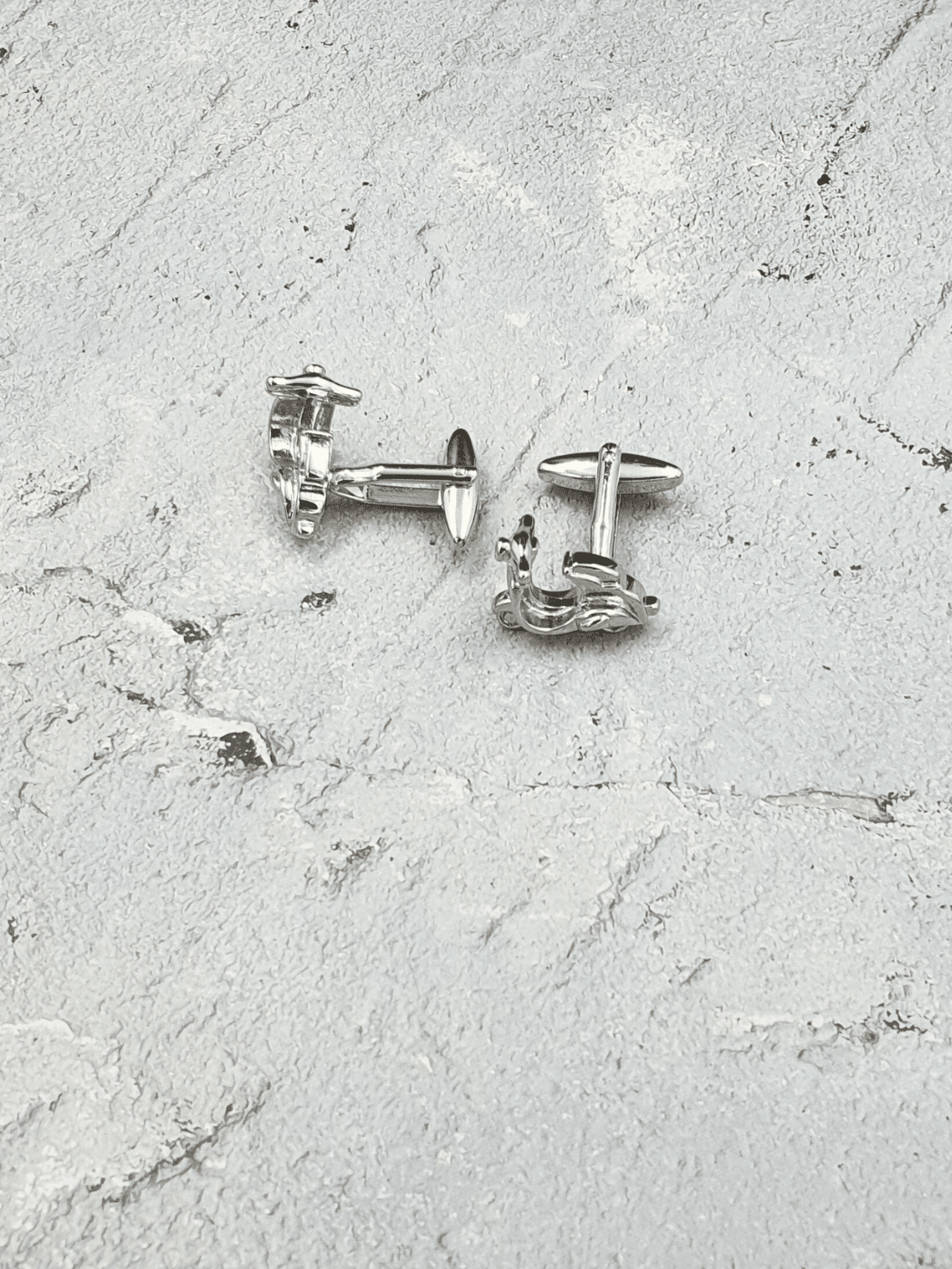Silver Plated Scooter Cufflinks - QUEENS JEWELS
