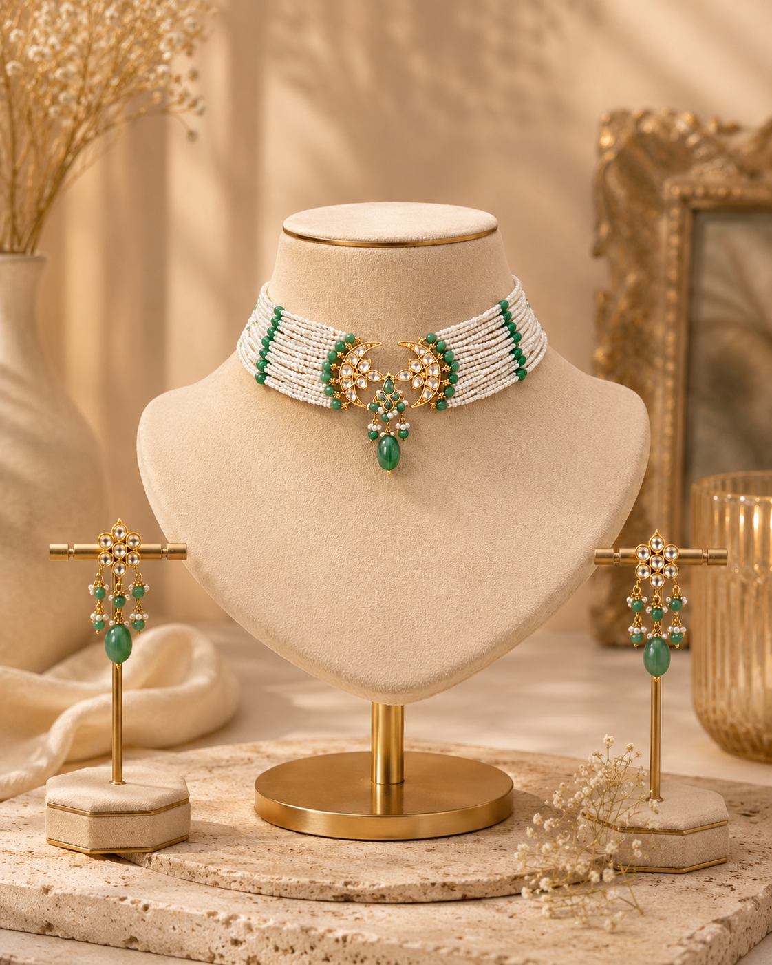 Noor-e-Chand Kundan Choker Set