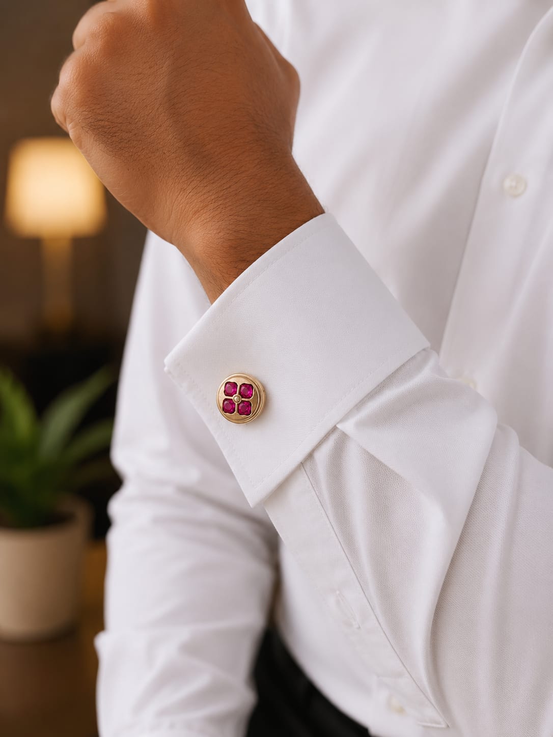 clover button