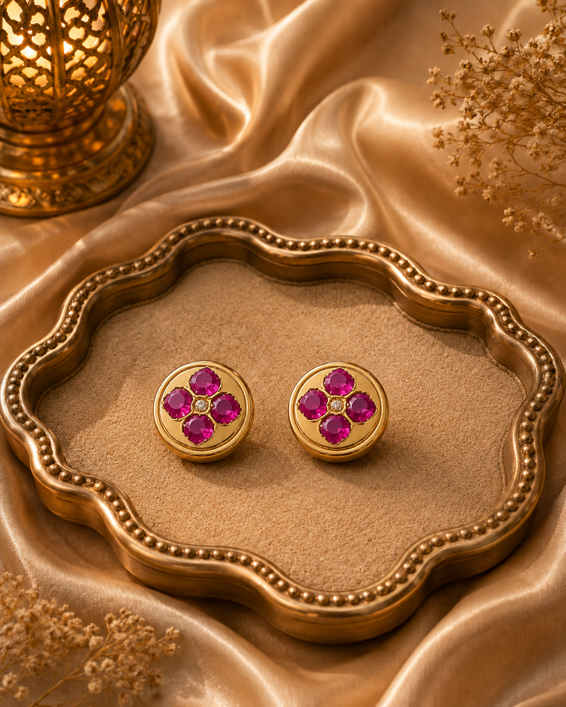 clover button set