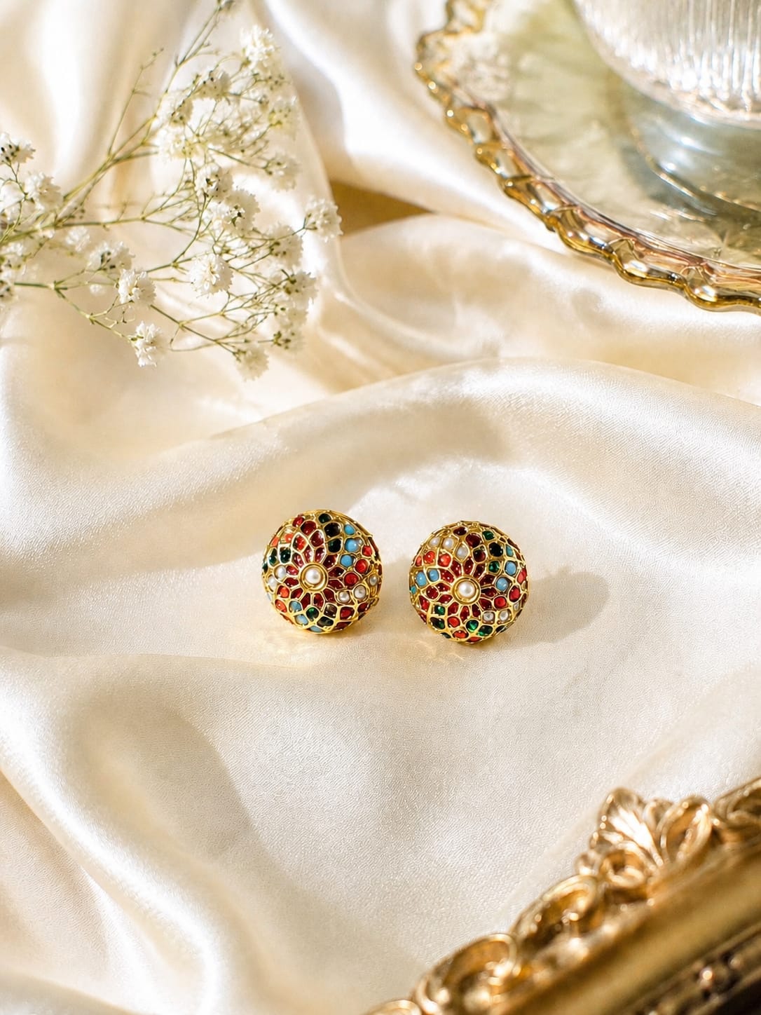 Sonamoti Navratan Small Studs