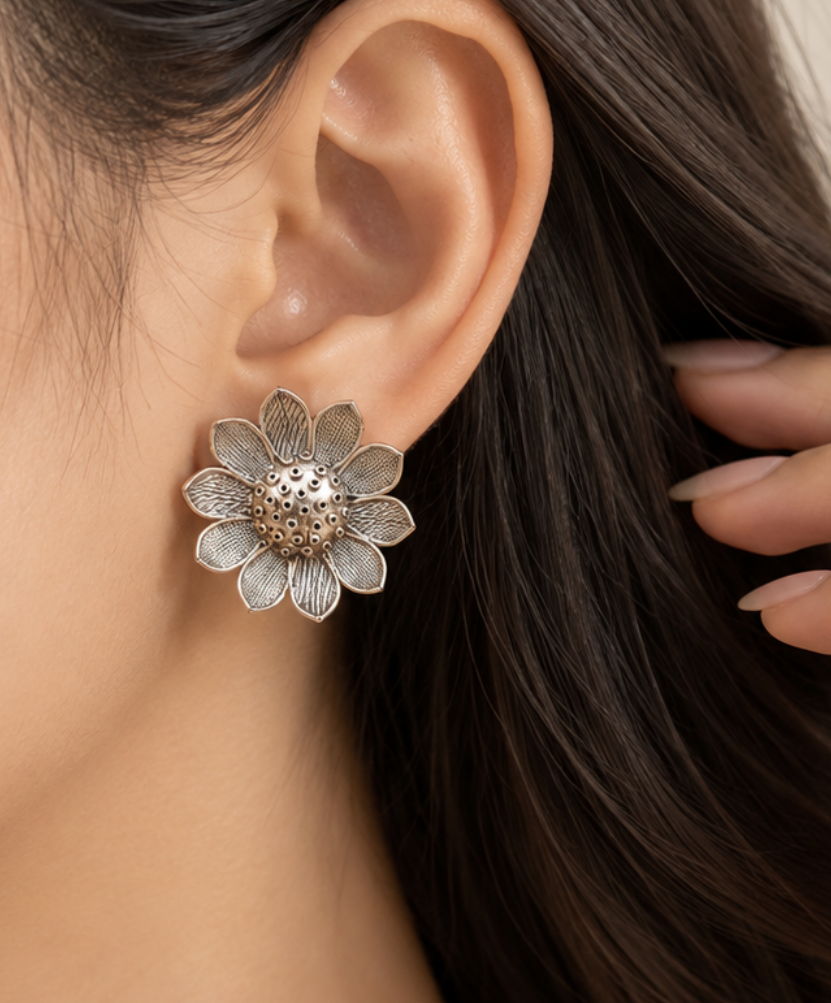 Vintage Petal Studs