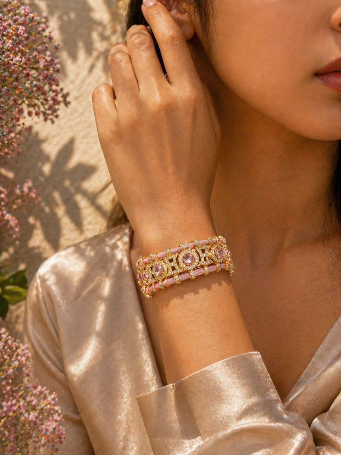 Bloom Halo Luxe Bracelet - QUEENS JEWELS 