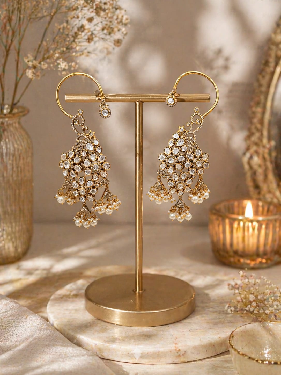 Gulnaar Ear Cuff - QUEENS JEWELS 