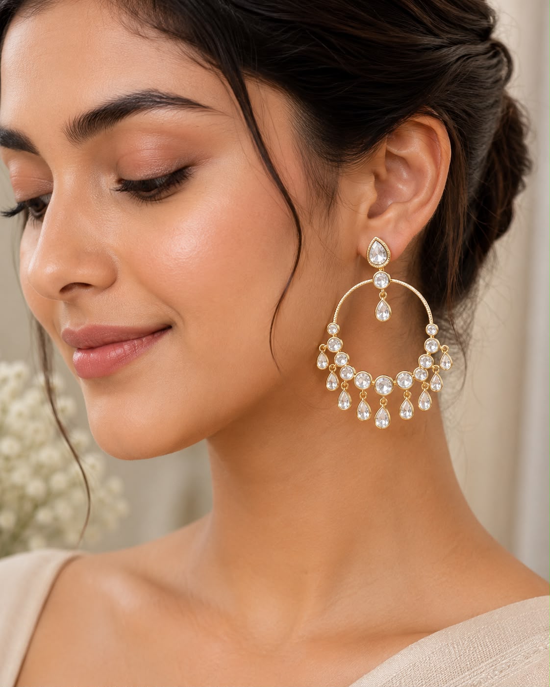 Chandbali earrings