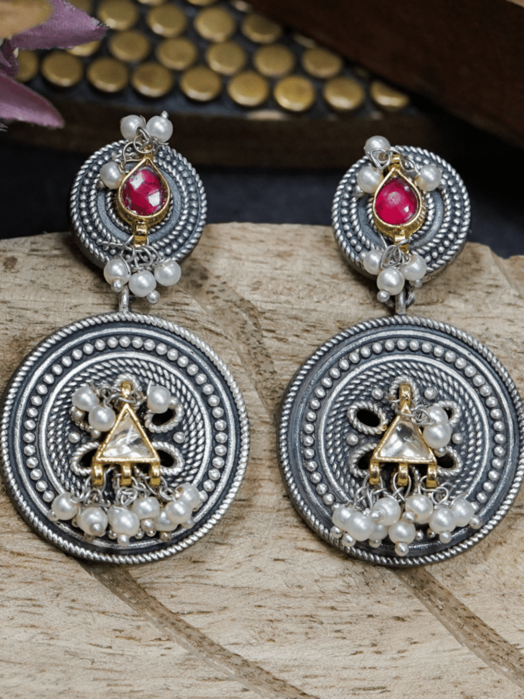 Oxidized Earring – Look Ethnic