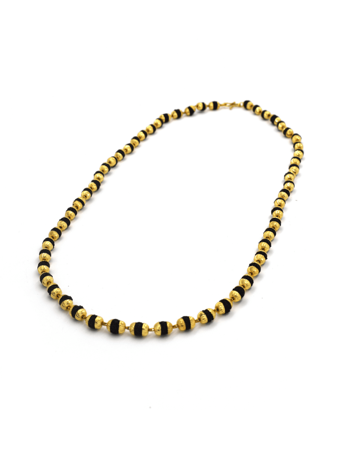Fiesty Black Beaded Chain – QUEENS JEWELS