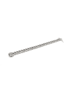 Elite Silver Plated Link Bracelet - QUEENS JEWELS